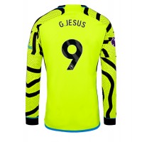 Arsenal Gabriel Jesus #9 Udebanetrøje 2023-24 Langærmet